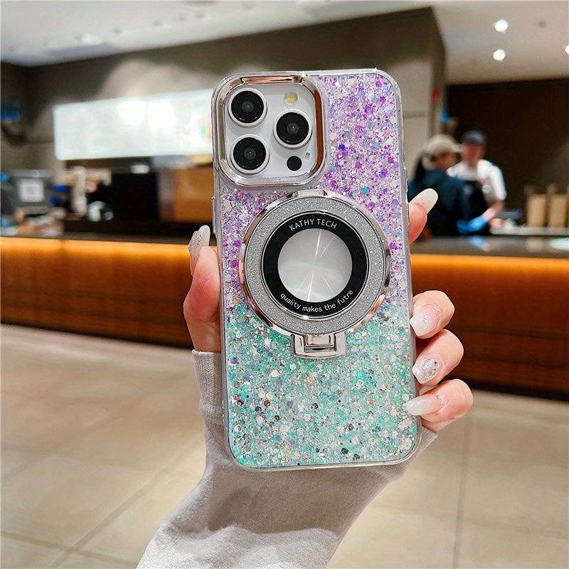 Phone Case for iPhone 15/14/13/12/11 Pro Max Plus Color Block Air Cushioned Bumper with MagSafe Wireless Charging Support, Vibrant Graphics Compatible_voghion.com