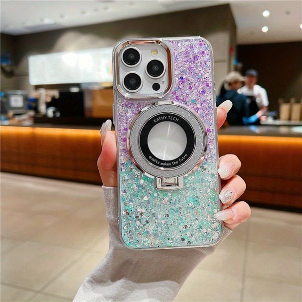 Phone Case for iPhone 15/14/13/12/11 Pro Max Plus Color Block Air Cushioned Bumper with MagSafe Wireless Charging Support, Vibrant Graphics Compatible_voghion.com