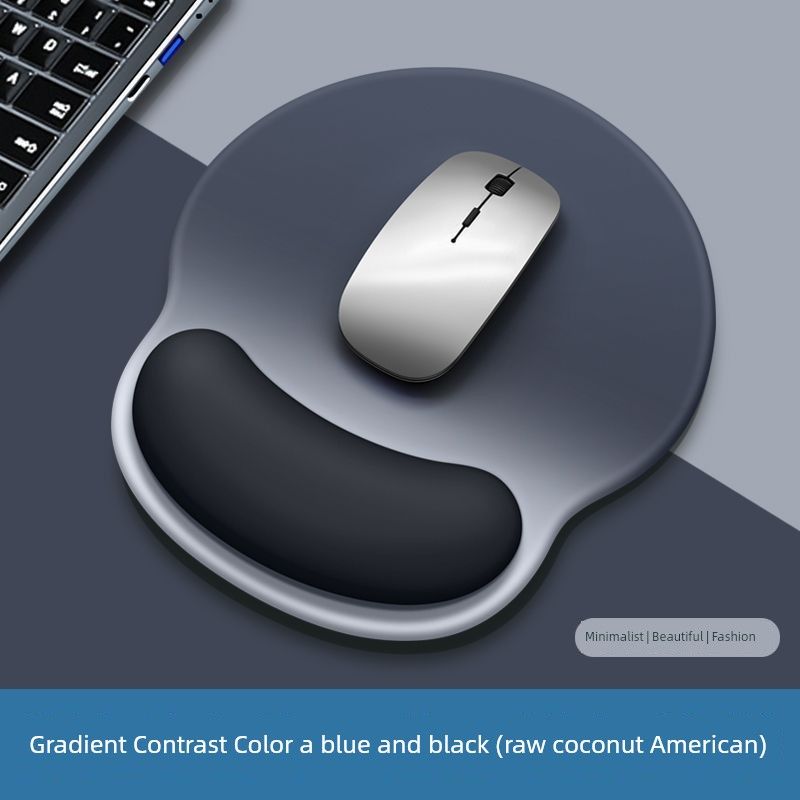 Protezione per il polso in silicone per ufficio, di qualità imbattibile, con supporto per tastiera spesso e mouse._voghion.com