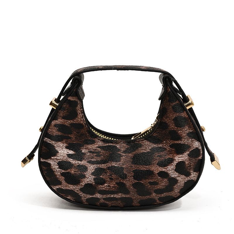 Mini sac à main haut de gamme à imprimé léopard, nouvelle tendance 2024, pour femmes, sac à main polyvalent inspiré des célébrités d'Internet_voghion.com