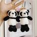 Panda Plush Keychain Genuine Cute Soft Animal Doll Stuffed Bag Toy Accessory_voghion.com
