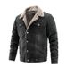 Autumn And Winter Men's Denim Jacket Wholesale Autumn And Winter Jacket Velvet Casual Foreign Trade Men's Clothing European And American Fashion_voghion.com