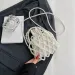 Handmade Pearl Bag Sweet Shoulder Tote Bead Handbag Women 2024 Summer Party Small Bucket Purse 250314l_voghion.com