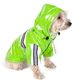 Reflecta-Glow Reflective Waterproof Adjustable Pvc Pet Raincoat_voghion.com