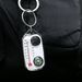 Outdoor Equipment Thermometer Magnifier Keychain Portable Mini Compass_voghion.com