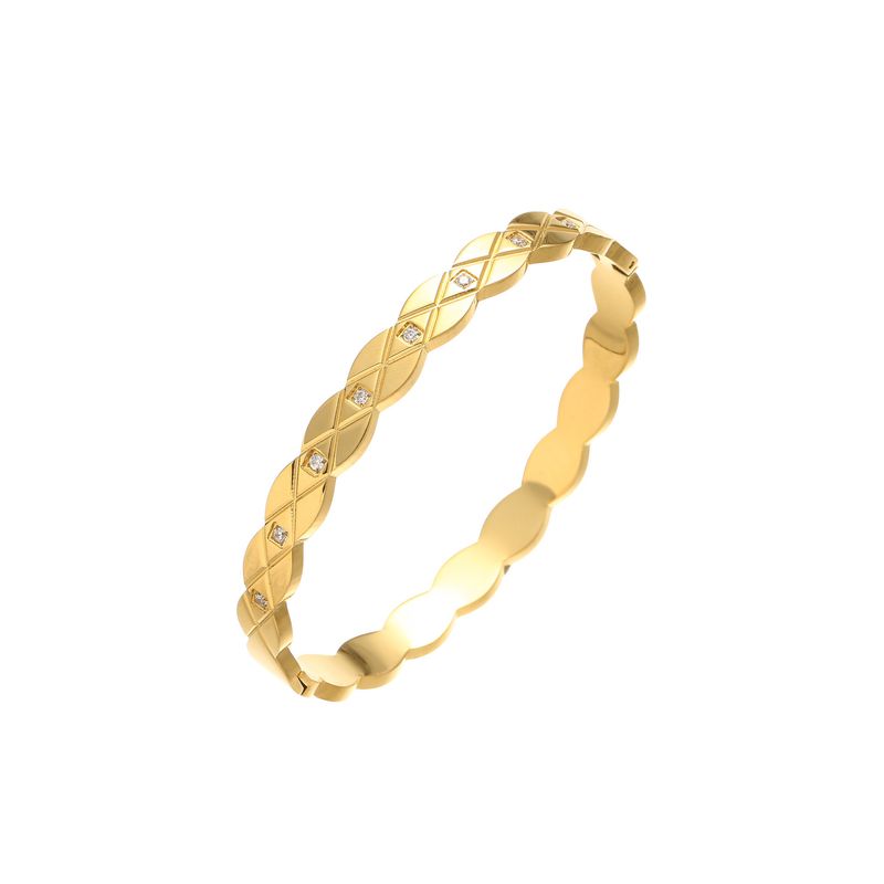 Nieuwe retro stijl mode titanium stalen armband vrouwen vervagen niet licht luxe hoog gevoel ontwerp veelzijdige armband_voghion.com