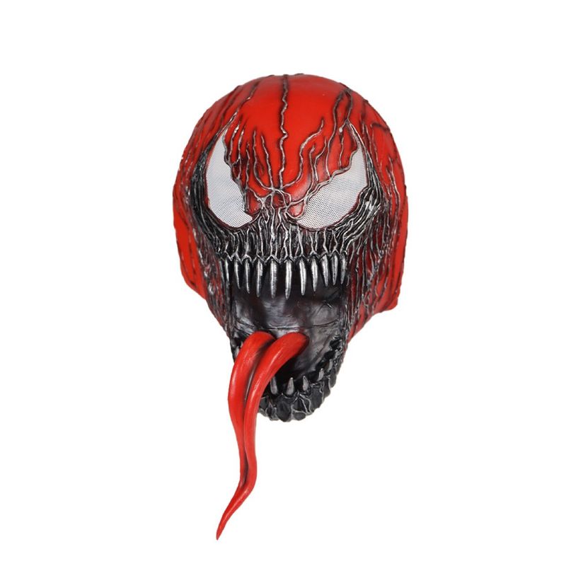 Halloween Latex Venom 2 mask cosplay Avengers 4 hero headgear Halloween horror hero villain Venom headgear_voghion.com