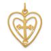 10k CROSS IN HEART CHARM_voghion.com