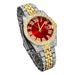 Jewelry Sets Men's Watch With Red Dial And Red Cross Leather Large Dial Trendy Hot Style_voghion.com