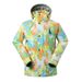 001 001 Herren Skijacke mit Blumenmuster, Snowboardjacke, Winterjacke, winddicht, wasserdicht, gefüttert, warm, für Outdoor-Aktivitäten, Reisen und grenzüberschreitende Schneetouren_voghion.com