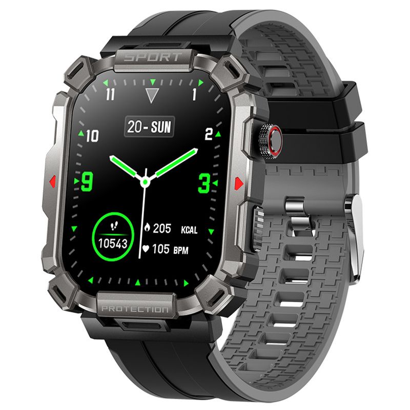 Jx624j Reloj inteligente Ritmo cardíaco Llamadas Bluetooth Dial Monitor del sueño Conteo de pasos Pulsera deportiva_voghion.com