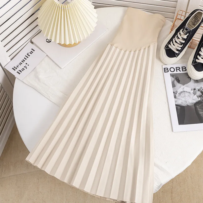 Winter Fashion Clothing for Pregnant Women Skirts Pregnancy Pants Maternity Dress_voghion.com