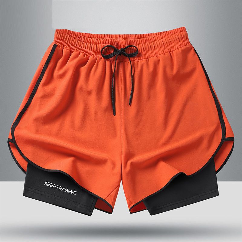 Summer Sports Running Shorts Men's Marathon Track and Field Quick Drying Inner Lining Training Ball Fitness Triad Pants_voghion.com
