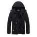 Winter New Men's Fleece Thickened Jacket Medium And Long Hooded Jacket_voghion.com