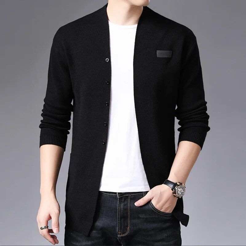 Top Qualität Neue Autum Marke Mode Woolen Slim Fit Strickjacke Männer Japanischen Pullover Casual Mäntel Jacke Herren Kleidung 2023_voghion.com