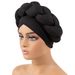 Hot Sale In Europe And America, Milk Silk Braided Turban Hat, Solid Color Sponge Headband Hat, Bohemian Style Turbans_voghion.com