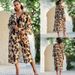 Damenbekleidung Mesh Leopard Dot Strand Cover Up Vaca Cardigan Bikini Badeanzug Transparent Mesh Leopard Print Strand Cover Up Kimono Bikini Bademode Wrap_voghion.com
