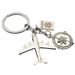 Flugzeug egal wohin Reise Schlüsselanhänger Anhänger Pin Metall Schlüsselanhänger_voghion.com