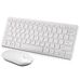 Conjunto de teclado sem fio Gkm901 Chocolate para 78 computadores de mesa e laptops multifuncionais com mini mouse 2.4G_voghion.com