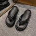 2025 New Thick Bottom Anti Slip And Odor Resistant High Heels, Beach EVA Flip Flops For Women, Summer_voghion.com