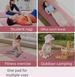 Tragbare, verdickte, rutschfeste TPE-Fitnessmatte mit Schallschutz, faltbare, feuchtigkeitsbeständige Schlafmatte mit doppeltem Verwendungszweck für Yoga_voghion.com