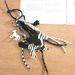 Whimsical Zebra-Print Pony Keychain – Stylish PU Leather Charm With Black Braided Rope (Maximalist Bag Accessory)_voghion.com