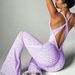 Leopard Print Flare-Leg Jumpsuit – Sexy Backless Yoga Bodysuit (S-L, 5 Colors) – Stretchy Bell-Bottom Workout Outfit With Built-In Bra_voghion.com