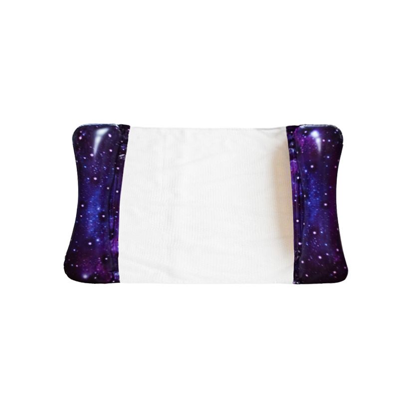 Nadmuchiwany hamak z motywem gwiazd – pływający fotel wodny z pogrubioną siatką i podłokietnikami do relaksu przy basenie, jeziorze i plaży_voghion.com