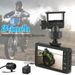 720P FHD Motorrad DVR 3.0" Bildschierm Motorkamera Dashcam mat speziellem Duebelspuer-Opnam fir vir an hannen, waasserdicht Motorrad-DVRs_voghion.com