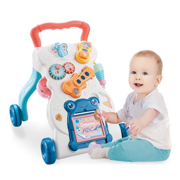 New Baby Walker Trolley Toy, Multi-functional Anti-rollover Infant And Child Aged 1-3 To Help Them Learn To Walk_voghion.com