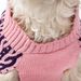 Harmonious Dual Color Weaved Heavy Cable Knitted Fashion Designer Dog Sweater_voghion.com