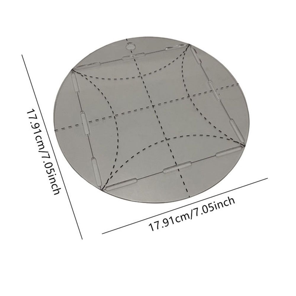 Cloth cutting ruler Cloth art tool Sewing patchwork ruler Circular cutting ruler_voghion.com
