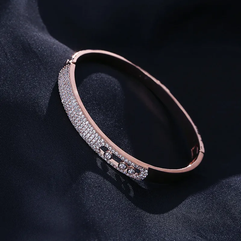Micro Inlaid Zircon Couple Bracelets Chinese Valentine's Day Gift Jewelry_voghion.com