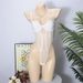 Intimo e pigiami Sexy Body a vita alta con lacci in rete con ferretto, design trasparente con cut-out, senza imbottitura, per donna_voghion.com
