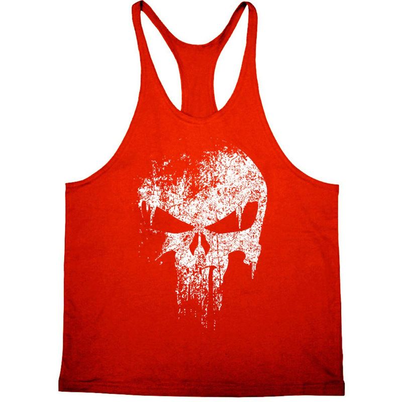 Männerkleeder Männer Bodybuilding Fitness Muskelsportkleeder Bedruckte Weste Loose Summer Kotteng Brothers I Form_voghion.com