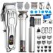 LCD Ekranlı Profesyonel Saç Kesme Makinesi Seti, Erkekler, Kadınlar ve Evcil Hayvanlar İçin Şarj Edilebilir Kablosuz Saç Kesme Makinesi, Paslanmaz Çelik Bıçaklar, Sessiz Çalışma_voghion.com