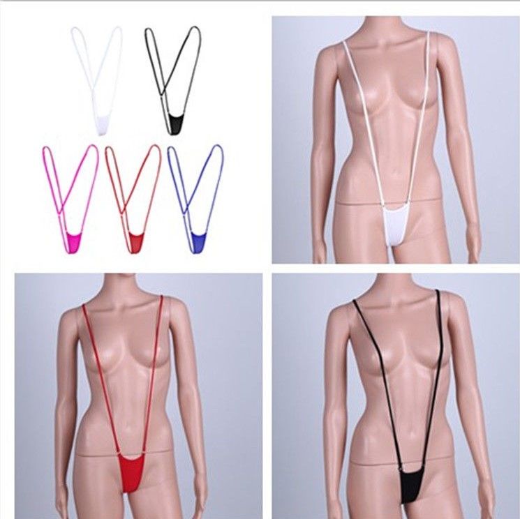 Intimo intimo sexy Pamas Pama Pants Mutandine trasparenti a forma di T T-Back Costume intero Mini costume da bagno_voghion.com