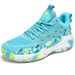 Herrenschuhe Flying Woven Basketballschuhe Frühling und Herbst High-Top Sneaker Tide Mesh Camouflage Jugend Student Trainingsschuhe_voghion.com