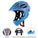Adjustable Breathable Kids Bike Helmets Toddler Lightweight Full Face Bicycle Helmet With LED Light 16 Openings For 46-5_voghion.com