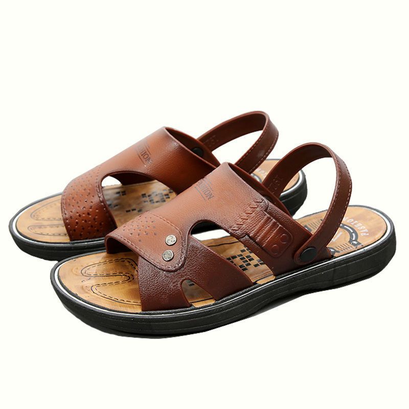 Neu Strand herren Sandalen Mittleren alters Und Ältere Kunststoff Sommer_voghion.com