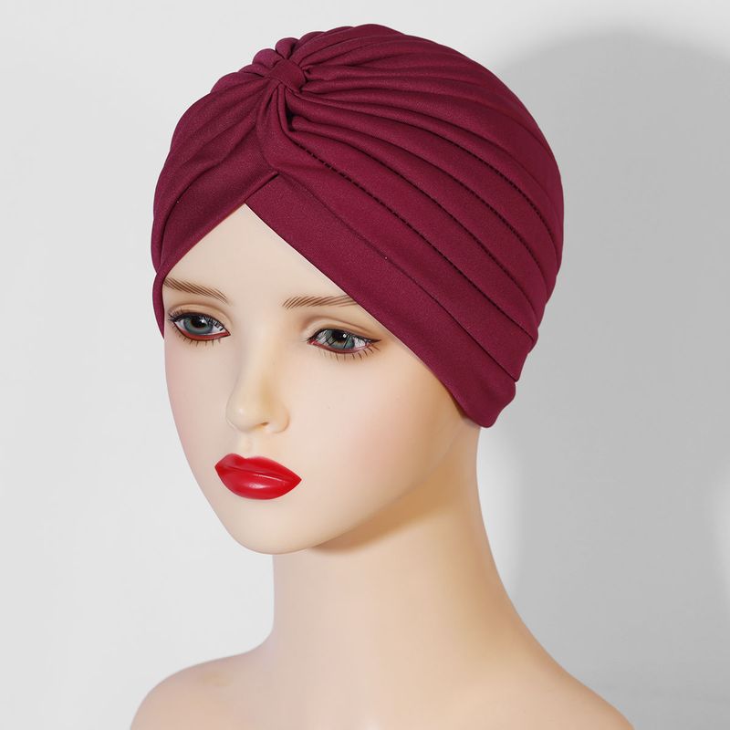 Elastischer Pullover für Damen, Yoga-Mütze, Wassermelonen-Kopftuch, indische Turbanmütze, muslimische Mütze aus dem Nahen Osten_voghion.com