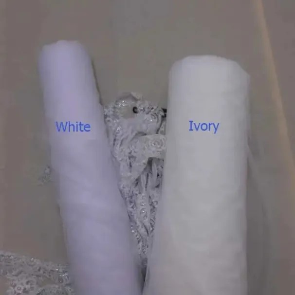 Haarsieraden Witte bruidsaccessoires Bruidssluiers Kant 300cm Kathedraal Gratis kam Nieuwe bruidssluier velos de novia 2019_voghion.com