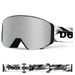 Magnetic Flip Cover For Men And Women, Double Layer Anti-Fog, Breathable, HD, Snap-On Prescription Ski Goggles_voghion.com