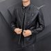 Große Herren-Lederjacke mit Stehkragen, schmal geschnitten, Lokomotiv-Stil, PU-Lederjacke für Herren, Freizeitjacke_voghion.com
