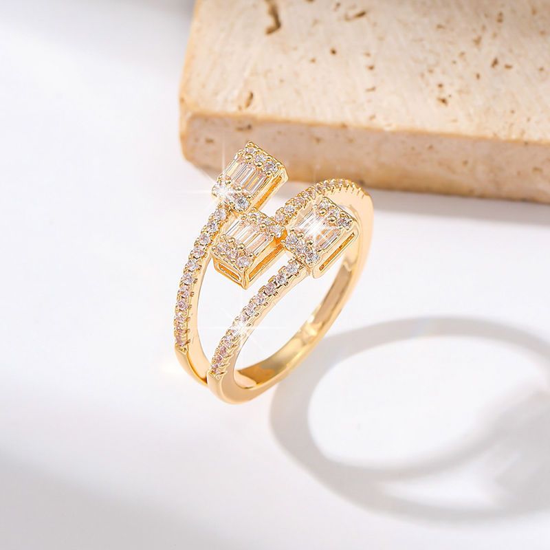 Popular Personalized Open Ring For Women With Niche Design Geometric Index Finger Ring Fashionable And Personalized Tail Ring_voghion.com
