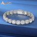 Women's Jewelry 9mm Tennis Bracelet With Cuban Link And Flip Lock Closure, Heavy Duty Design, Diamond Accents, Gold And White Gold Options_voghion.com