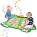 Lustige, multifunktionale Tanzdecke für Kinder, Musiktrommeldecke, Puzzle, Eltern-Kind-Spiele, interaktives Spielzeug, Jazztrommel, Klavierdecke_voghion.com