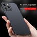 16/15 Promax Ultra-Thin Micro Matte 14/13/12 Carbon Fiber Pattern Phone 11 Hard Case_voghion.com
