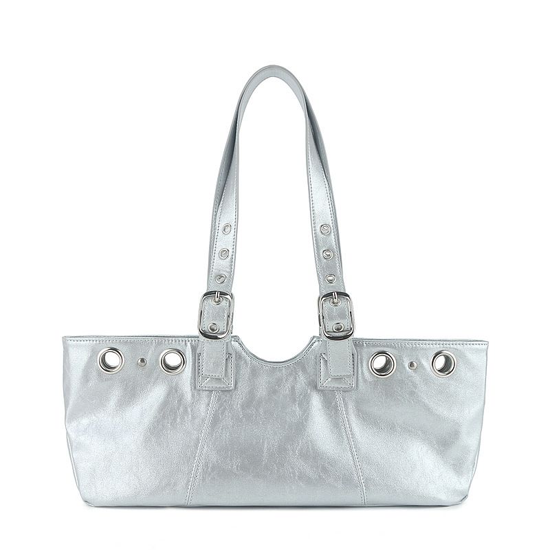 South Korean Niche Brand-new Studded Denim Y2K Commuter Shoulder Bag, Large-capacity Tote Bag, Underarm Bag 2025 Fall/Winter New Style_voghion.com