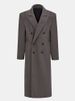 Women's Long Wool Blend Trench Coat - Classic Double-Breasted Pea Coat With Notched Lapel For Fall & Winter_voghion.com